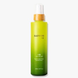 Green Apple, SAPPOM Apple Water Soothing Spray Mist, for All Skin Types, After Shave, Refresh and Hydrating Toner, Natural Herbal Care