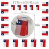 FFILL Chileans Banner Flag String,Chile Mini Flag Small Banner, for