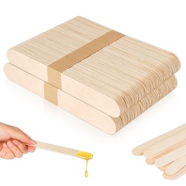 100 pezzi Spatole per Ceretta Depilatoria, Bastoncini in Legno per Ceretta