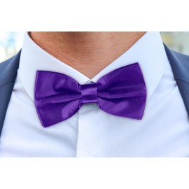 BomGuard Men's Bow Tie, Set of 10, Bow Tie for Men Suit Women's Bowtie, purple, Unit size