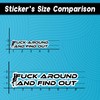 3" Pcs FCK Around and Find Out Stickers | FAFO