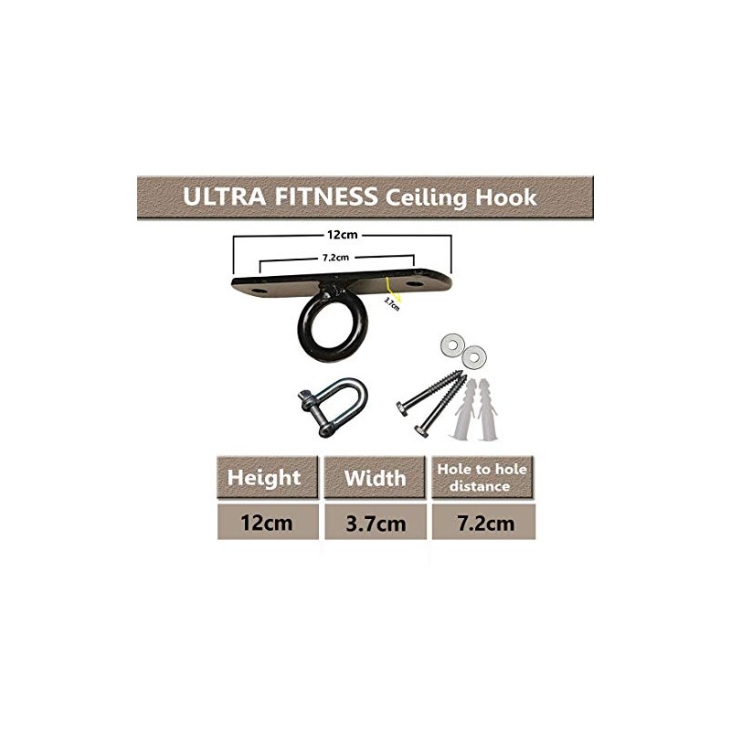 ULTRA FITNESS CROSSJAB Boxing Punch Bag Ceiling Hook Mount with