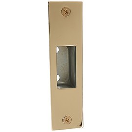 First Watch Security 1005 Security Strike and Box 1-1/4" x 4-7/8" Strika and Box, Polished Brass