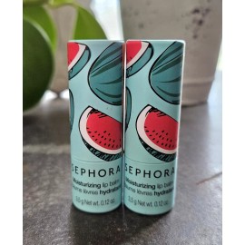 Sephora 2 Tubes Sephora Collection Watermelon Hydrating Lip Balm 8h 0.12 oz ea SEALED!
