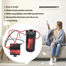 CSRU2 CSR-U2 AC Hard Start Kit AC Hard Start Capacitor Compatible with521 CSR-U2, Compressor Saver for 3.5-4- 5 Tons, Hvac Hard Start Kit