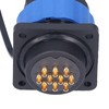 IP68 Waterproof Power Connector Male Female Square 4 Hole Aviation