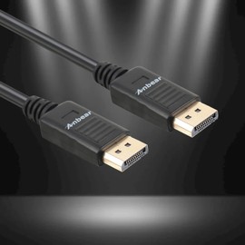 Anbear DisplayPort to Displayport Cable 10 Feet, Gold Plated Display Port to Display Port Cable 4K@60HZ Resolution(Male to Male) for DisplayPort Enabled Desktops and Laptops (10 FT)