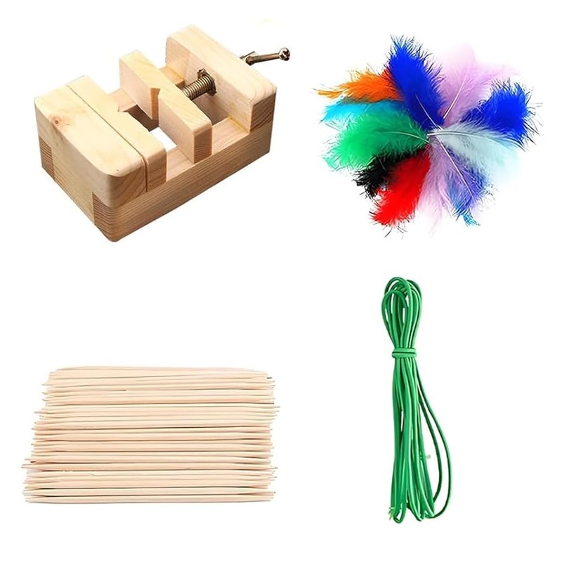 Gorise Chestnut Craft Drilling Set with Rust-Proof Metal Tools Fall