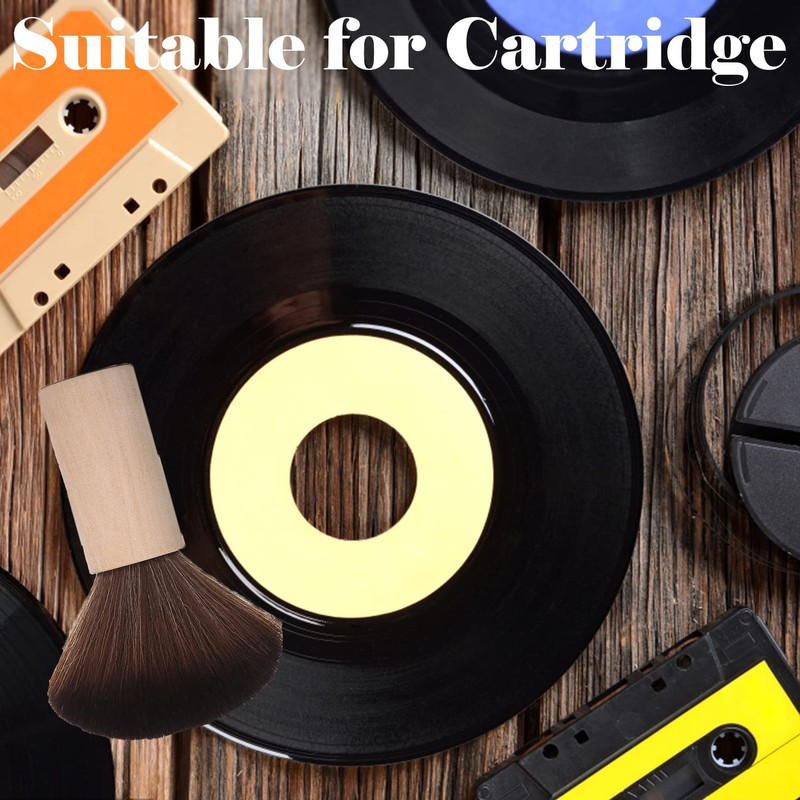Turntable Vinyl Record Brush, Anti-Static Dust Record Cleaning Brush for