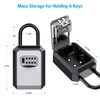 OQIMAX Key Lock Box Outside,Key Safe Lock Box for Outdoor
