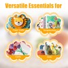 200Pcs Multicolour Split Pins, 8mm x 19mm Paper Fasteners, Plated