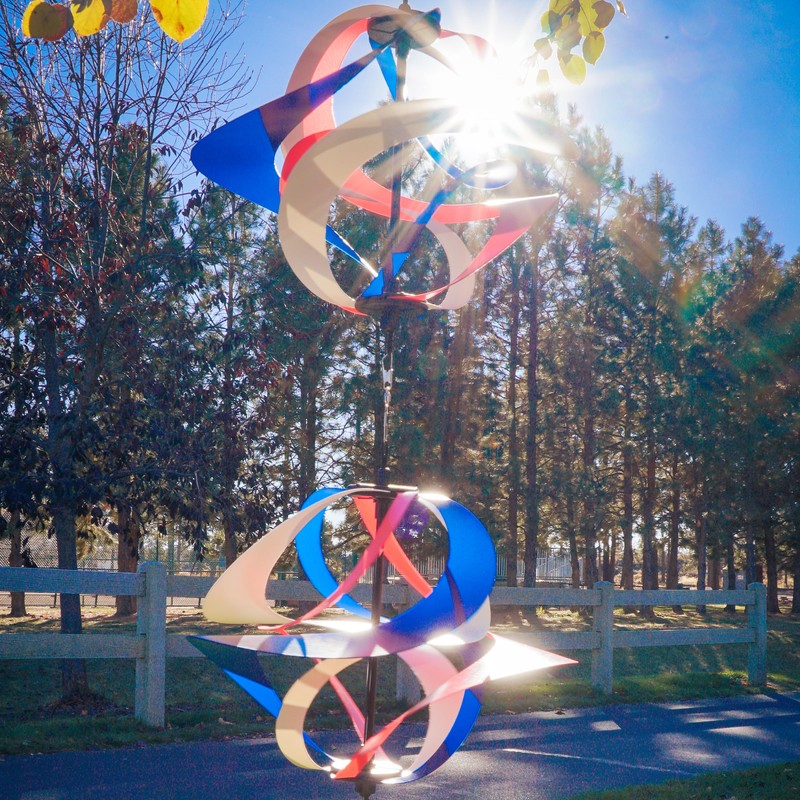 In the Breeze 2477 — Red, White and Blue Poly