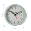 Atrium Modern Design Alarm Clock Analogue Quartz without Ticking with