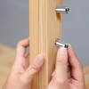 jojofuny Heavy Duty Shelf Pins, 20PCS Wood Shelving Pins Shelf