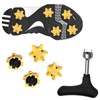 Bootoow Golf Shoe Spikes, 16 Golf Spikes with 1 Handheld