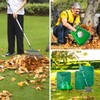 GreatBuddy Adjustable Leaf Rake, 8'' Wide Metal Rake, Perfect for