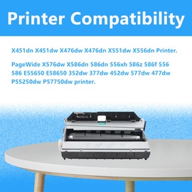 CN598-67004 CN459-60375 Duplex Module Assembly Ink Maintenance Box Compatible with HP OfficeJet X451 X452 X476 X477 X551 X552 X576 X577 X585 X586 Waste Ink Collector Compatible with hp973 974 Printer