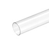 sourcing map Plastic Pipe Rigid Polycarbonate Round Tube Clear 1"(26mm)