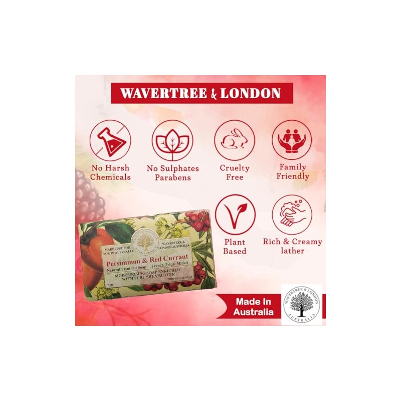 Wavertree & London Persimmon grosella roja (2 bares)