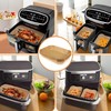 RUIFEN 200 Sheets Air Fryer Baking Sheets, 8.7 x 5.6