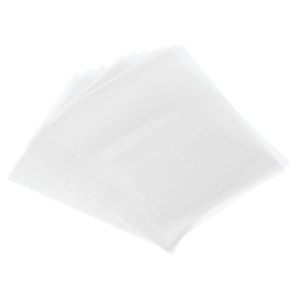 PATIKIL 50x40mm Perforated Shrink Bands, 400 Pack PVC Heat Shrink Wrap Band Fits Cap Diameter 1.1 to 1.18 Inch for Jars Cans, Clear