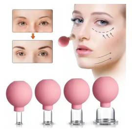 Set Anticelulítico Para Masaje Corporal Y Facial Ventosas Te
