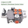 Timunr 2 Spool 21GPM Hydraulic Directional Control Valve, 3600PSI SAE