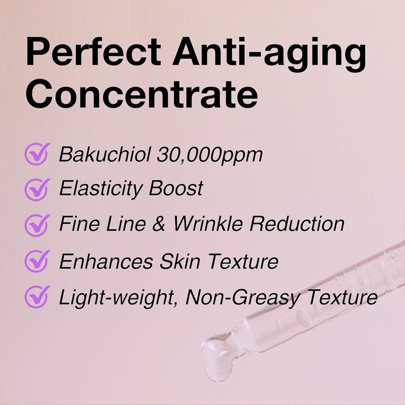 CELDYQUE 100% Pure Volufiline & Bakuchiol 30,000 ppm Concentrate Serum