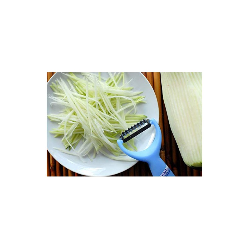 Kiwi Papaya Salad Shredder Peeler Somtum Thai Vegetable Zigzag Stainless