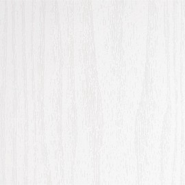 REDODECO Adhesive Wood Grain Paper Peel and Stick Furniture Stickers Wallpaper Cabinets Wardrobe Shelf Liners,15.8inch by 98inch (White)