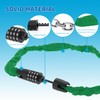 BULLSPANN 1 m Universal Security Bicycle Lock, Rustproof Bicycle Chain