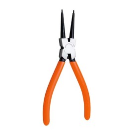 1 Pc Orange Heavy Duty 7" EXTRA Long External Straight Retaining Ring Clip Circlip Removal Plier Snap-Ring Pliers, Slip-Joint Pliers Side-Cutting Pliers Plier Sets Needle-Nose