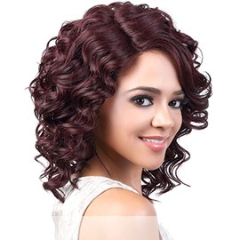 Motown Tress (Lxp. Ceri) - Heat Resistant Fiber Lace Part Wig in DARK BROWN