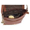 Catwalk Collection Handbags - Women's Leather Anti Theft Crossbody Bag