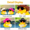 wonuu Car Dashboard Decor Rubber Duck, Car Ducks Ornaments with