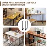 iWEDN 40 Inch Bar Height Table Legs, Heavy Duty Metal
