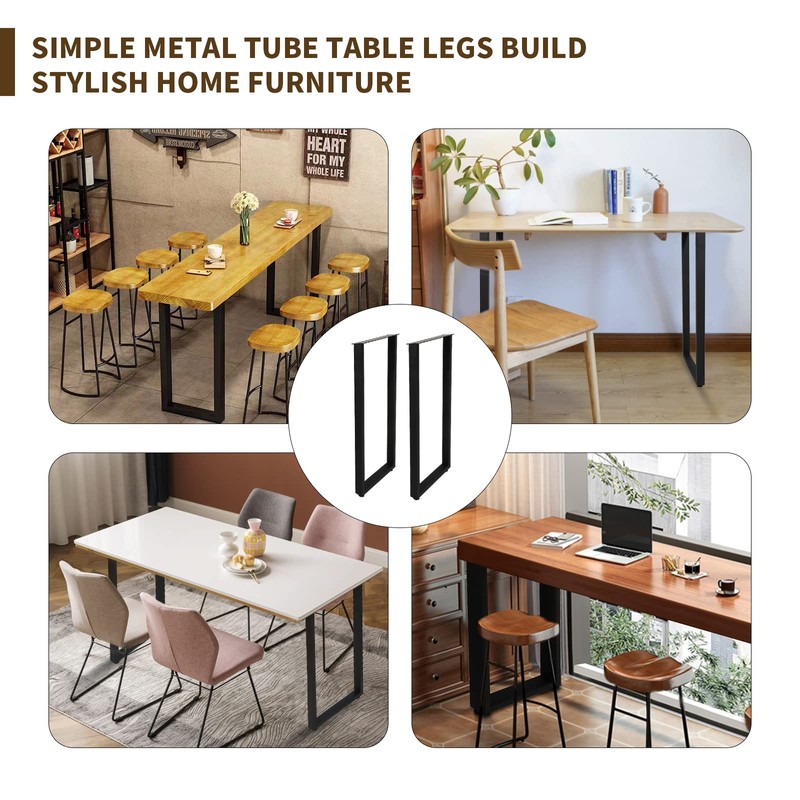 iWEDN 40 Inch Bar Height Table Legs, Heavy Duty Metal