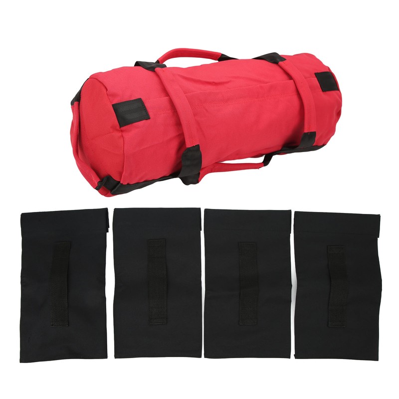 Workout Sandbag Oxford Fabric 6 Handles Easy Adjustment Multi Purpose