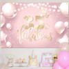 N/C 35 and Fabulous Backdrop Banner Happy 35th Birthday Background
