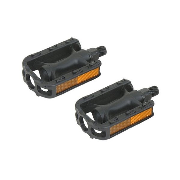 Alta Bicycle Bike Pedals Black, Multiple Sizes (1/2")