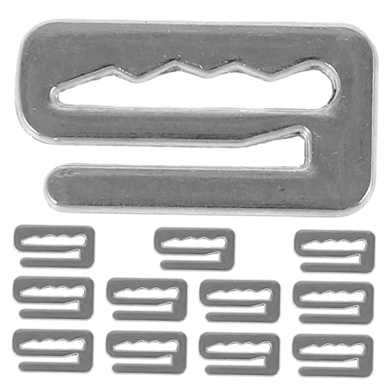 WOONEKY Salon Cape Buckles 12 Pack Replacement Hooks Barber Snap