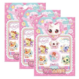 Wishcat Temporary Tattoo Sticker Eyenyan 3P for Kids Decoration