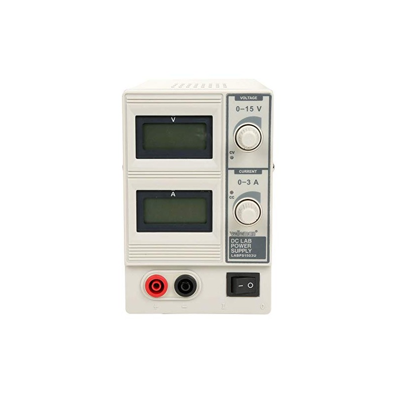Velleman LABPS1503U - DC Lab Power Supply 0-15 VDC /