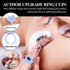 200 pieces of disposable plastic adhesive rings Eyelash adhesive rings