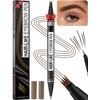 Microblading Eyebrow Pen - Eyebrow Pencil Magical 2-in-1 Dual-Ended Waterproof