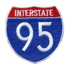 Interstate 95 Patch I-95 Freeway Sign Embroidered Iron On