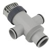 Dual Split Hose Plunger Valve for Intex 11872 Plastic Pool