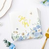 Crisky 50 Pcs Bridal Shower Napkins Gold Foil She Said