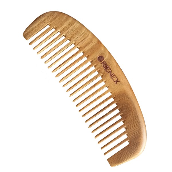 Orienex, High-quality Comb, Water Buffalo Horn, Crescent, Scalp Massaging, Anti-Static, Great as a Grandparents’ Day or Respect for the Aged Day Gift