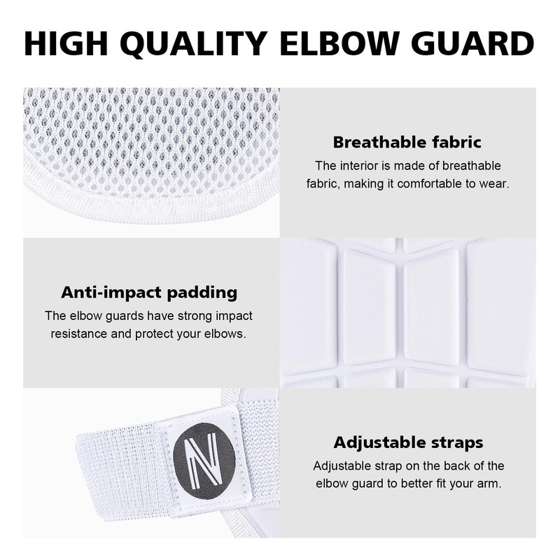 NURIBASE Elbow Guard Baseball, Batters Elbow Guard for Youth and